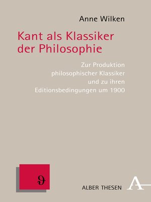 cover image of Kant als Klassiker der Philosophie